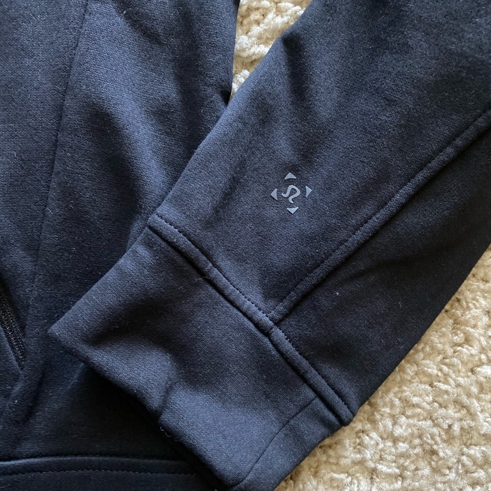 SoulCycle x Lululemon Black Hoodie Jacket Sz Small - Picture 6 of 10